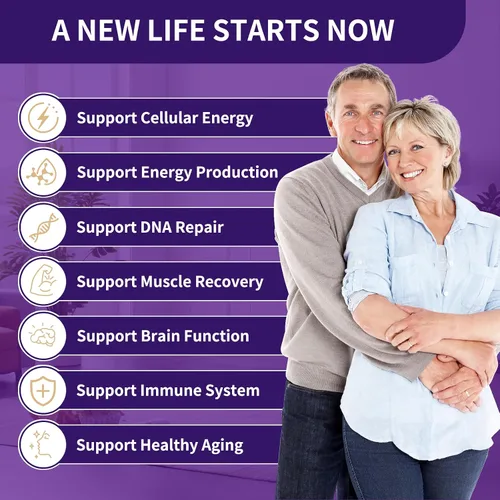 Vista 2 de Suplemento NAD+ para mujeres y hombres 1800 mg - NAD Plus liposomal con ribósido de nicotinamida y resveratrol, antienvejecimiento Salud
