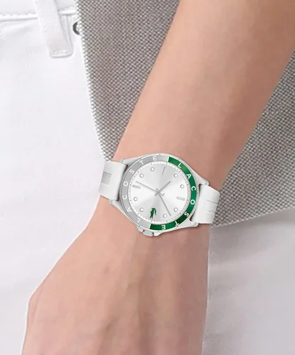 Vista 5 de Lacoste Reloj de cuarzo oscilante para mujer Blanco