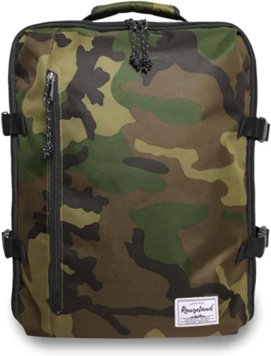 Vista 11 de Mochila de viaje ligera para senderismo, mochila para laptop, 17L de mano para artículos personales, bolsa de fin de semana, unisex, todo negro