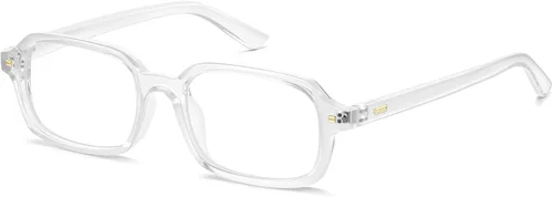 Vista 10 de Rectangle Blue Light Blocking Glasses for Women Retro Slim Square Glasses Computer TV Eyeglasses Anti Eyestrain Verde oliva