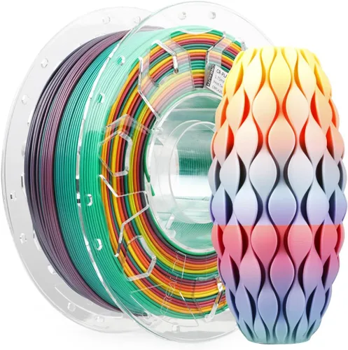 Vista 8 de Creality PLA - Filamento de impresora 3D de 1.75 mm, paquete de filamento para impresoras 3D, resistencia mejorada sin deformación, precisión
