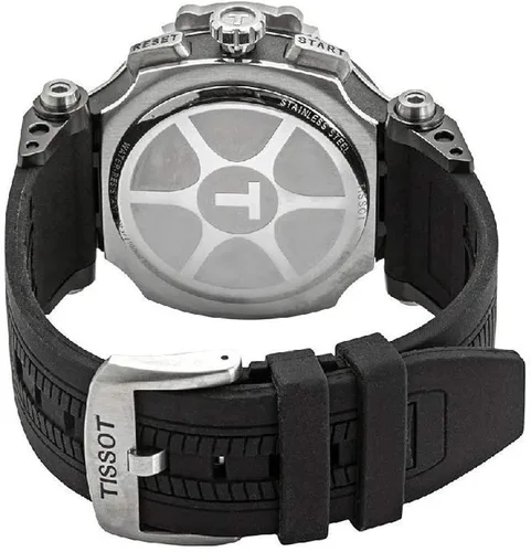 Vista 3 de Tissot T-Race Chrono - Reloj casual de cuarzo para hombre, color negro, T1154172701100, Negro -, Movimiento de cuarzo