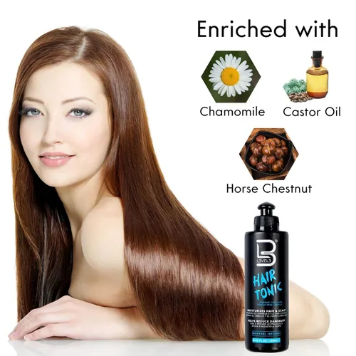 Vista 4 de L3 Tónico capilar Level 3 - Hidratante capilar para mujeres y hombres - Impacto fresco para mayor brillo y volumen del cabello