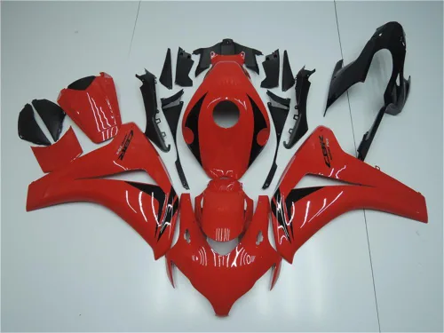 Vista 20 de Carenado negro brillante apto para Honda 2008 2009 2010 2011 CBR1000RR CBR 1000RR nueva inyección ABS plásticos carrocería kit cuerpo trabajo 08 09