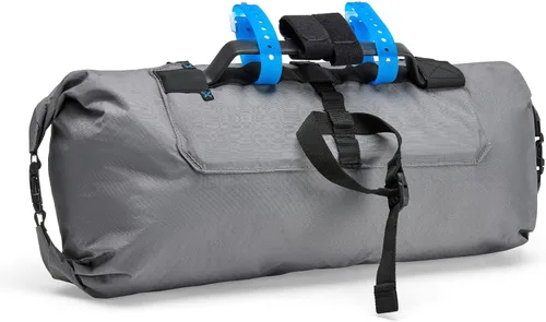 Vista 8 de CamelBak M.U.L.E. 9 Bikepacking - Manillar de carga lateral impermeable para tiendas de campaña y equipo, gris lobo