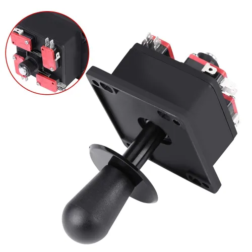 Vista 9 de Joystick, 8-Way Competition Joystick, American Joystick with Microswitch Replacement Parts for Game Machines video game