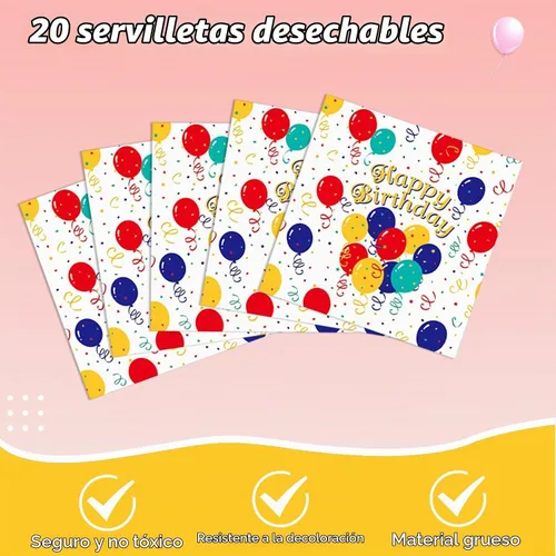 Vista 4 de Ryzovo - Decoración de cumpleaños con globos coloridos, platos de papel desechables, servilletas, mantel, para baby shower, arco iris, globos