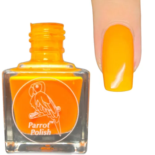 Vista 5 de Parrot Polish Baboon - Esmalte de uñas neón azul, laca de color sólido brillante