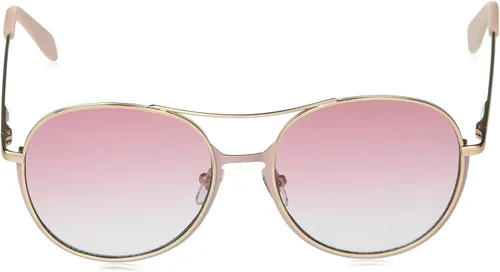 Vista 2 de Converse Gafas de sol redondas H099 para mujer, oro rosa, 2.205 in, Oro Rosa