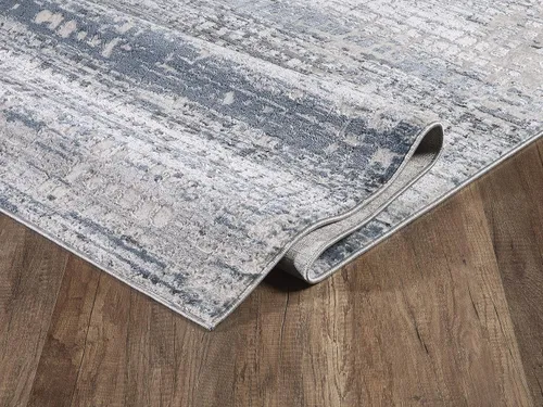Vista 7 de Abani Rugs - Alfombra rectangular moderna con estampado de píxeles envejecidos de 2 pies 2 pulgadas x 8 pies, colección Vista, alfombra decorativa