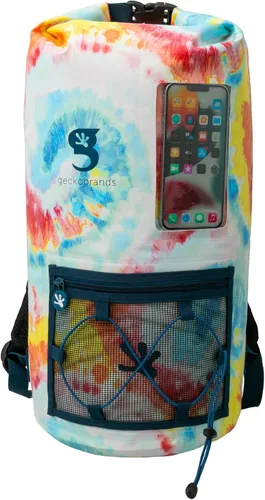 Vista 7 de geckobrands Hydroner - Mochila impermeable de 20 litros, bolsa seca ligera, disponible en 6 colores, Geckoflage océano, M, Viajar