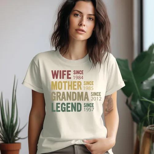 Vista 32 de Sudadera con capucha personalizada con diseño de línea de tiempo de la familia vintage