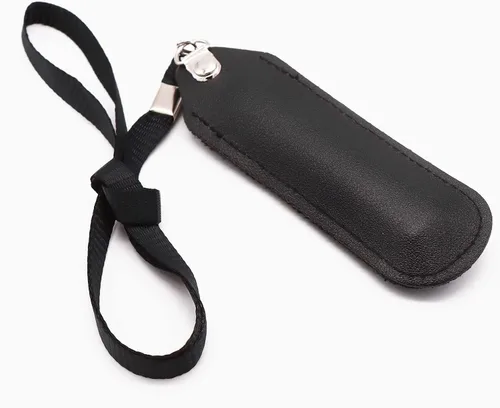Vista 4 de Bolsa de PU con funda de cordón largo (negro, 4 piezas)