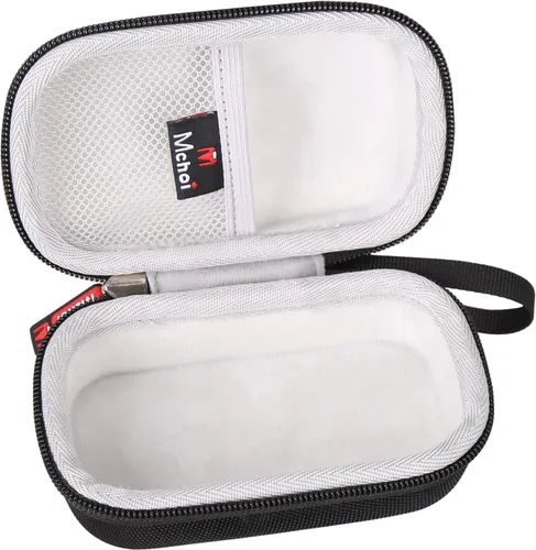 Vista 3 de Carson MicroFlip - Funda rígida para microscopio de bolsillo con luz LED y UV, a prueba de golpes, impermeable, ligera, a prueba de polvo, negro