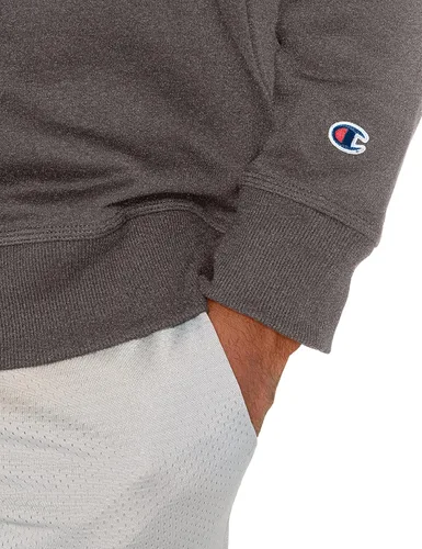 Vista 67 de Champion Sudadera de forro polar de peso medio con cuello redondo para hombre (regular o grande y alto)