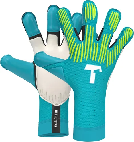 Vista 12 de T1TAN Rebel Guantes de Fútbol para Portero - Guantes de Portero de Fútbol para Portero - Adultos y Jóvenes Rebel 2.0 blanco-hacia fuera