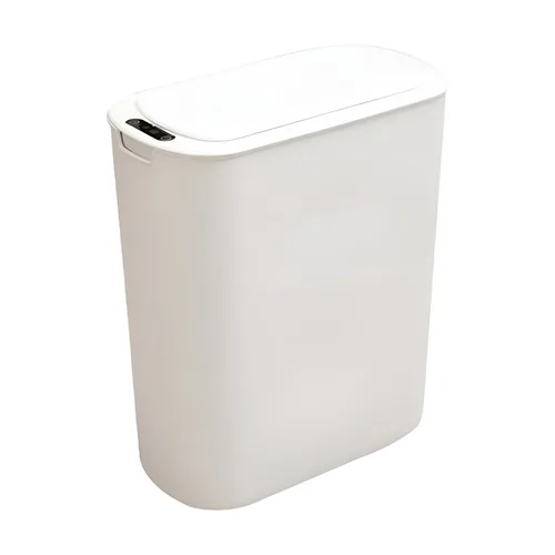Vista 7 de Basurero automático para baño, sin contacto, con sensor de movimiento, con tapa de sellado, 5.28 galones, impermeable, de plástico, delgado