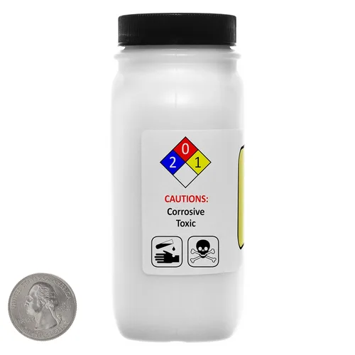 Vista 3 de Sulfato de hidrógeno sódico [NaHSO4] 99.5% ACS Grado Prills 8 Oz en una botella ahorradora de espacio