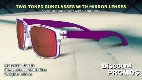 Vista 57 de DISCOUNT PROMOS Gafas de sol con lentes de espejo