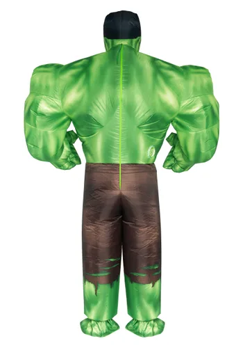 Vista 2 de Disfraz Inflable de Hulk para Hombre de Marvel Multicolor