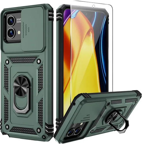 Vista 12 de Funda para Moto G Stylus 5G 2023, (No para la versión 4G), Cubierta para Lente de Cámara, Protector de Pantalla HD, Protección contra Caídas