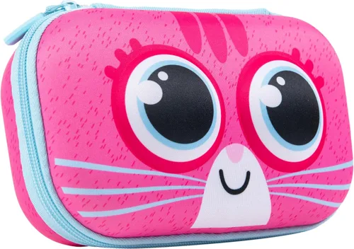 Vista 9 de ZIPIT Caja de lápices Beast para niños, estuche divertido de gran capacidad para la escuela, caja organizadora de papelería, color negro