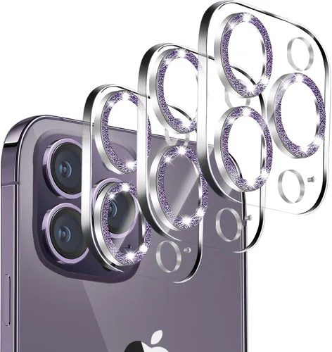 Vista 20 de Dengduoduo Paquete de 3 protectores de lente de cámara para iPhone 13 de 6.1" y iPhone 13 Mini de 5.4", vidrio templado, Ultra HD, dureza 9H Todo