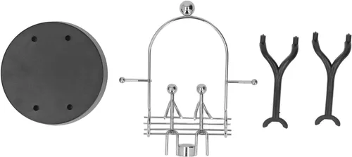 Vista 9 de KENANLAN Bolas de equilibrio, bolas de equilibrio de metal para parejas, bolas de equilibrio de péndulo, juguetes divertidos de ciencia física