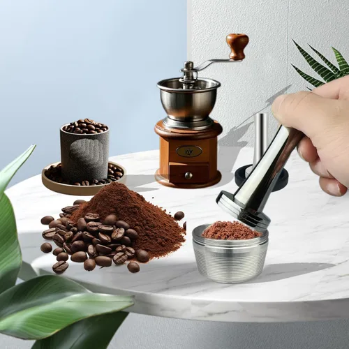Vista 5 de Tamper de café 1.535 in 1.575 in, Espresso Tamper 1.535 in 1.575 in 1.535 in 1.575 in 1.535 in 1.575 in 304 Acero inoxidable Espresso Café Tamper