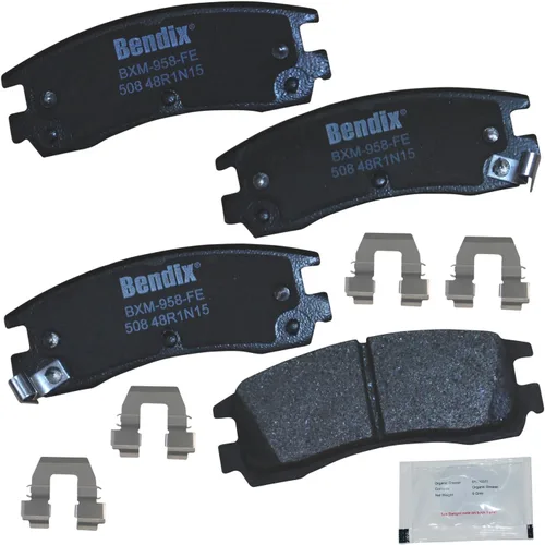 Vista 142 de Bendix Priority1 CFC154 - Juego de pastillas de freno de disco para Avanti II, Century, LeSabre, Regal, Riviera, chasis comercial, DeVille