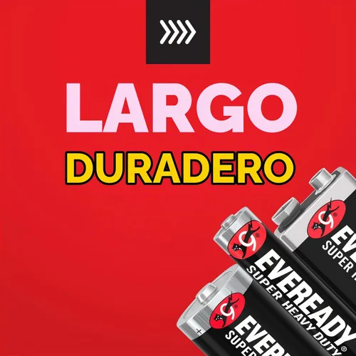 Vista 3 de Eveready Baterías súper resistentes, AA, 4 unidades, 1215SW-4