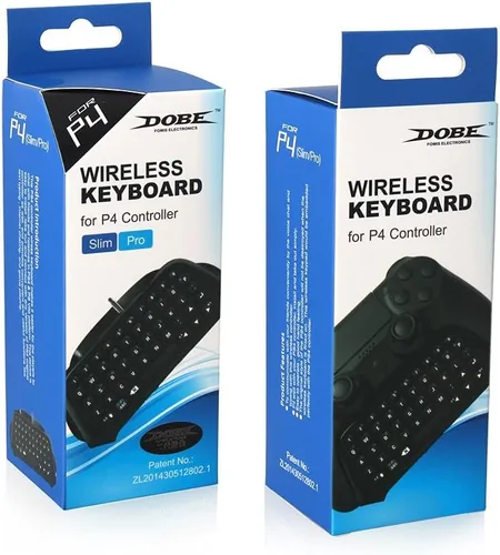 Vista 7 de RALAN Teclado controlador para PS4, teclado inalámbrico Mini Bluetooth, Gamepad Chatpad, teclado de mensaje para Playstation 4, controlador delgado