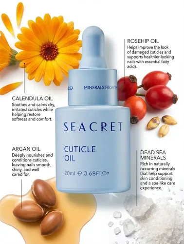 Vista 9 de SEACRET Juego de pedicura del Mar Muerto, kit de spa de pies en casa para talones agrietados y pies secos, kit de pedi de 4 piezas con crema