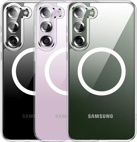Vista 8 de Meifigno Magic Mag Series - Funda para Samsung Galaxy S23 Plus (6.6 pulgadas), compatible con MagSafe y protección de grado MIL, parte trasera mate