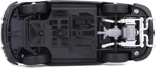 Vista 9 de Bburago 2011 Bijoux Escala 1:24 Negro Porsche 356B Cabriolet (1961)