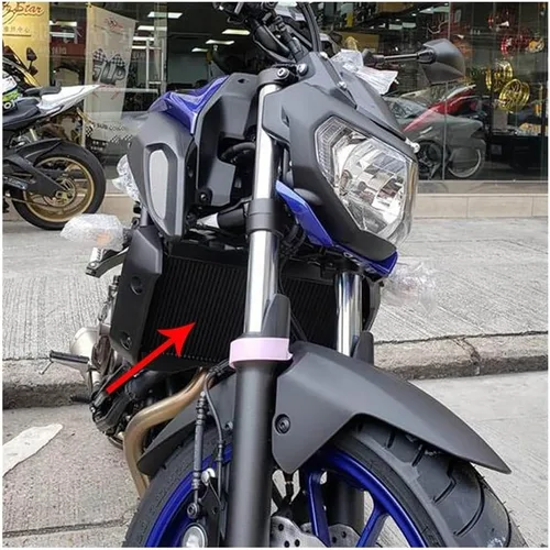 Vista 4 de Radiator Grille Guard Motorcycle Radiator Grille Guard Cover Protection Water Tank Guard for Ya&maha MT07 MT-07 MT09 Tracer 900GT Tracer 9 GT