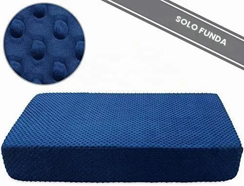 Vista 5 de BlueSnail - Sábana bajera ajustable súper suave para cuna estándar y colchón infantil (azul oscuro)