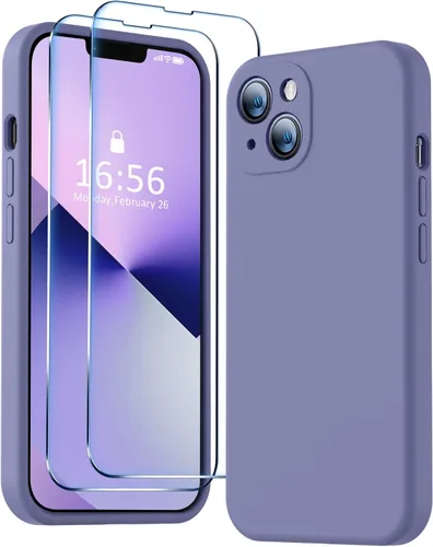 Vista 19 de BossKiss Funda compatible con iPhone 13 Pro, silicona de alta calidad mejorada [protección de cámara] [2 protectores de pantalla]