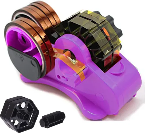 Vista 7 de Sublimación de cinta térmica azul, dispensador de cinta térmica de corte múltiple en rollo para cinta de transferencia de calor precortada, cinta