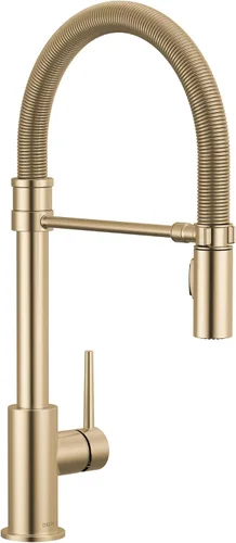 Vista 15 de Delta Faucet Trinsic Pro - Grifo de cocina de estilo comercial, grifos de cocina con rociador desplegable, grifo de fregadero de cocina, grifo