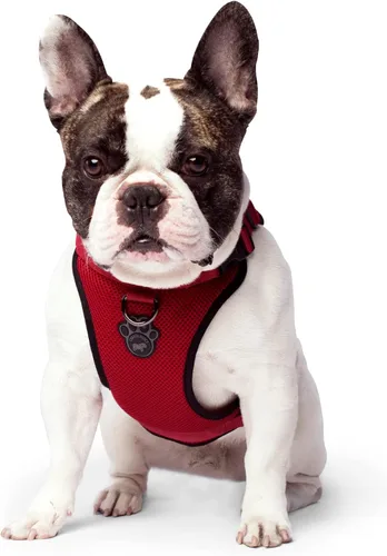 Vista 7 de Canada Pooch Arnés para perro Everything sin tirones, arnés fácil de caminar para perros con exterior de malla transpirable, arnés ajustable