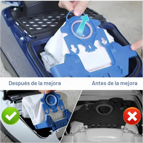Vista 7 de Paquete de 24 bolsas de vacío 3D Airclean GN compatibles con Miele Classic C1, Complete C1, Complete C2, Complete C3, S400i S600 S2 S5 S8 Series, 6