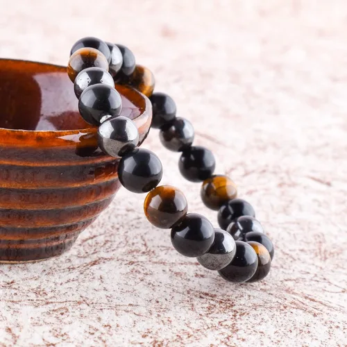 Vista 3 de OdrillionGems Natural Gemstone Beads Stretchable Bracelet for Women Men