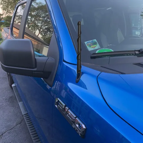 Vista 3 de KSaAuto Antena corta de 7 pulgadas compatible con Ford F-150 2009-2026, Ford F250 F350 2017-2026, accesorios de repuesto para camionetas F150 F-250