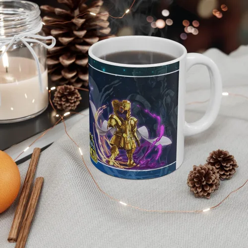 Vista 4 de Geminis, Los Caballeros del Zodiaco, Taza de cerámica de 11 oz