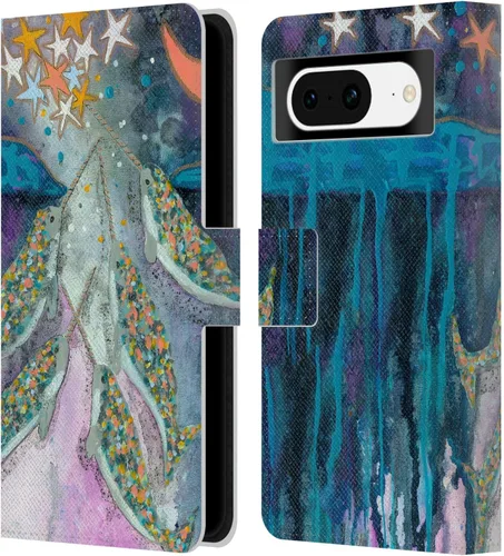 Vista 20 de Head Case Designs Wyanne Quiet Creative Animals 2 - Funda de piel con licencia oficial para Google Pixel 8 Silencioso creativo
