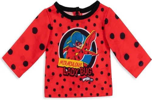 Vista 5 de Miraculous Ladybug - Conjunto de pijama de 4 piezas y pantalones a juego para niñas pequeñas