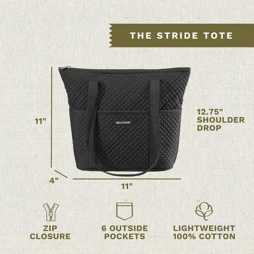Vista 3 de Bella Taylor Stride Tote Bolsos ligeros de tela acolchada para mujer