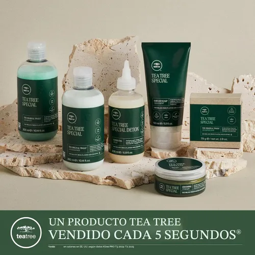 Vista 16 de Champú especial de Tea Tree, Limpieza profunda, Refresca el cuero cabelludo, Para todo tipo de cabello, especialmente cabello graso
