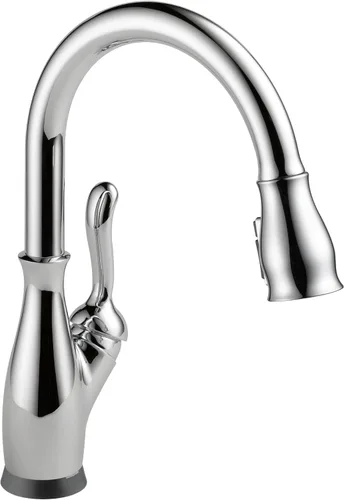 Vista 12 de Delta Faucet Leland VoiceIQ - Grifo de cocina sin contacto con rociador extraíble, grifo inteligente, Alexa y Google Assistant activado por voz
